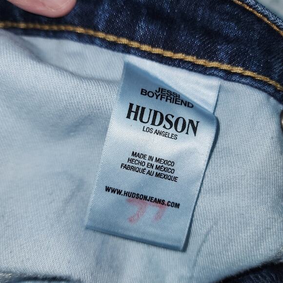 HUDSON LOS ANGELES EUC WOMEN'S SIZE 29 JESSI BOYFRIEND DENIM JEANS - Picture 7 of 11